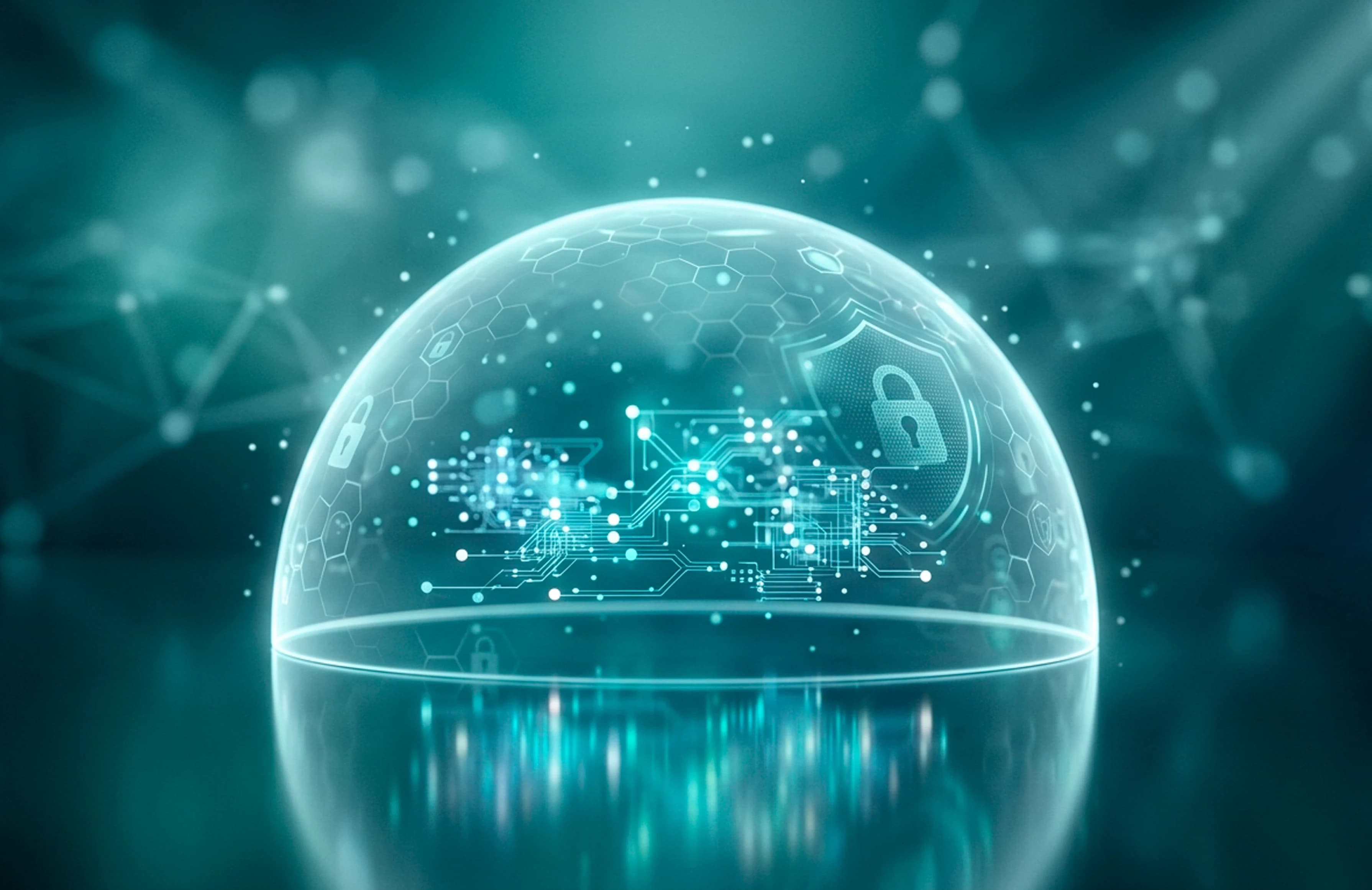 Digital protection globe - brand protection